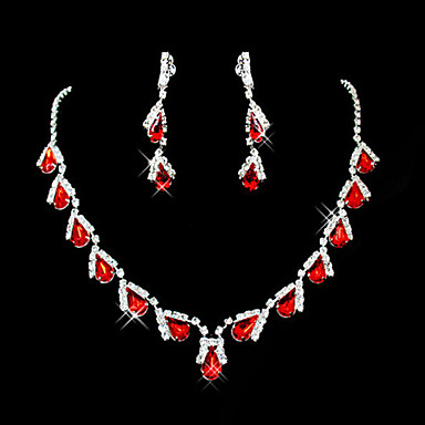 artificial ruby necklace sets