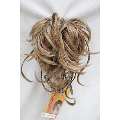 New Fashion Light Strawberry Blond Bendable Wires Short Hairpiece