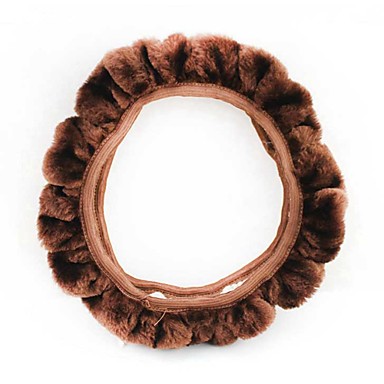 Χαμηλού Κόστους Τιμόνια &amp; Αξεσουάρ-ZIQIAO Καλύμματα για το τιμόνι αυτοκινήτου Χνουδωτό Γκρίζο / Κίτρινο / Καφέ Για Universal