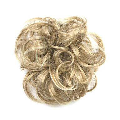 perruque blonde chignon