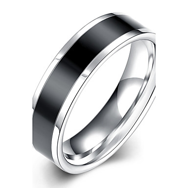 Il nuovo modo europeo e americano anello in acciaio INOX anello uomo Titanium Steel Diamond Ring