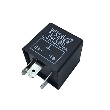 baratos Gadgets &amp; Peças Para Carros-Carro Motocicleta 12V eletrônico LED relé Fix Blinker indicador pisca-pisca