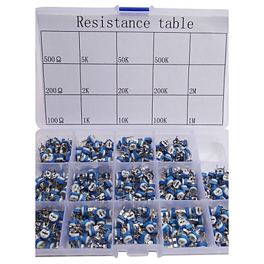 baratos KITS Faça-Você-Mesmo-resistor variável assorted kit 14 280pcs valor de potenciômetro