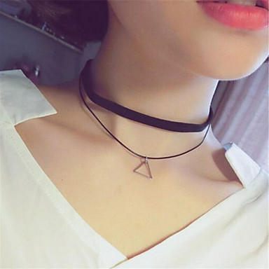 299 Collier Choker Ras De Cou Collier Pendentif Tattoo Choker Femme Noir Etoile Dames Tatouage Basique Couche Double Ajustable Noir Colliers