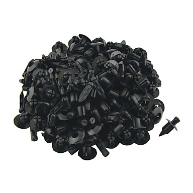 baratos Utensílios de Reparação-Clipes de Rebite para Pára-Lamas da Porta de Carros (K123, 100 pçs, 6mm)