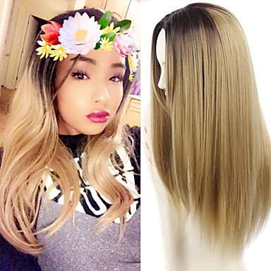 Synthetic Wig Cheap Wigs Ombre Long Wigs For Women Heat Resistant