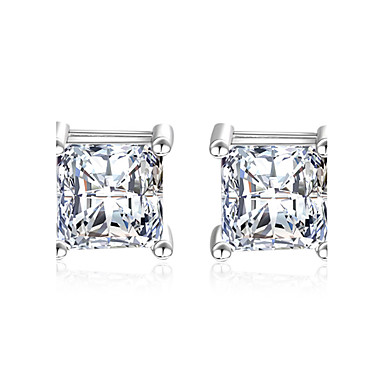 Women S Aaa Cubic Zirconia Synthetic Diamond Stud Earrings Drop