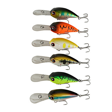 custom made trout bass fishing lures spinners value pack of 6 Discounted