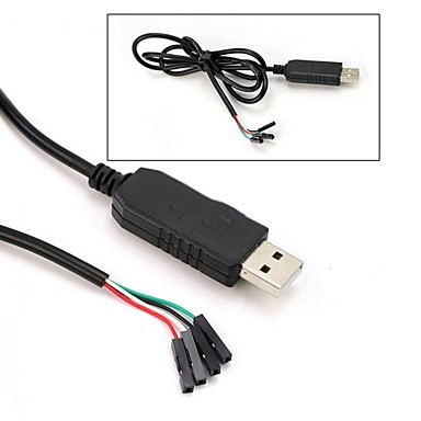 baratos Peças para Montar-Pl2303hx usb to ttl to uart rs232 com conversor de módulo de cabo