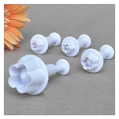 4pcs Set Cake Tools Plum Blossom Fondant Cake Decorating