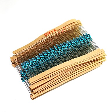baratos Ofertas do Dia-500pcs suíte resistência 10k 220R 470R 1k 4.7k comumente usado de resistência para arduino