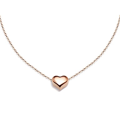 Mode plaqué or forme géométrique Collier Pendentif