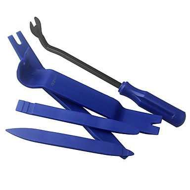 baratos Utensílios de Reparação-Ziqiao 5 pcs guarnição do carro kits de ferramenta de remoção do carro do veículo painel de controle de desmantelamento painel da porta remoção instalador ferramenta de alavanca