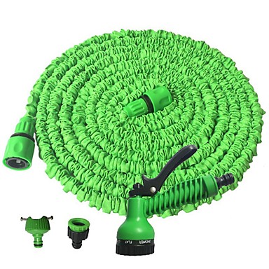baratos Utensílios de Limpeza-mangueira da água do jardim da arma da lavagem de carros com o pulverizador do bocal que expulsa a lavagem de carros flexível da arma de água com o bocal