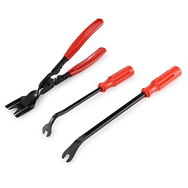 5X Car Door Card Panel Trim Clip Upholstery Remover Pry Bar Tool Removal Plier