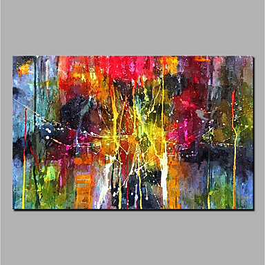 Oil Painting Hand Painted Abstract Wall Painting Rolled Canvas