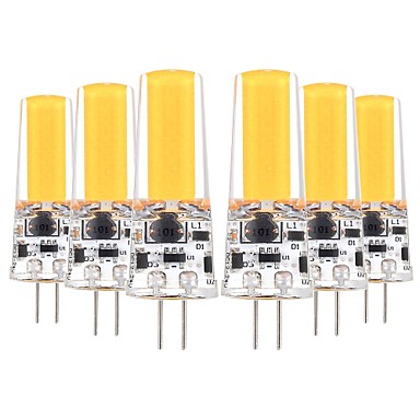 Ywxlight 6pcs 5 W 2 Pins Led Lampen 400 500 Lm G4 T 1 Led Kralen Cob Decoratief Warm Wit Koel Wit 12 24 V 12 V 6561431 2020 24 69