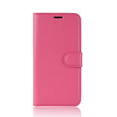 baratos Capinhas para Motorola-Capinha Para Motorola Moto Z2 play / Moto X4 / MOTO G6 Carteira / Porta-Cartão / Flip Capa Proteção Completa Sólido Rígida PU Leather / Moto G5 Além disso,