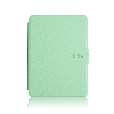 baratos Capas para Kindle-Capinha Para Kindle / Amazon Cobertura Traseira / Capa de Corpo Inteiro / Capa À Prova de Choque Capa Proteção Completa Sólido Rígida PU Leather