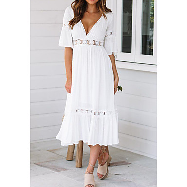vestido branco barato