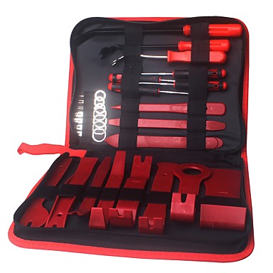 baratos Utensílios de Reparação-Ziqiao 25 pçs / set desmontagem do carro kit interior guarnição de áudio painel do painel do carro dvd player auto guarnição ferramenta de remoção