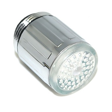 Led Water Faucet Light Colorful Changing Glow Shower Head Kitchen