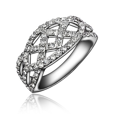 Diamant Bague en argent /él/égant Bague Bagues de fian/çailles bague de mode Femme Bijoux romantique Bague pour homme et femme Cadeau de mariage Bague