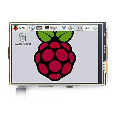 baratos Raspberry Pi-modelo do pi 3 da framboesa tela de toque da exposição de um lcd de 3,5 polegadas com pena do toque