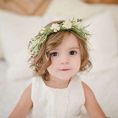 baratos Infantil Tiaras-Bébé Unisexo Básico / Doce Sólido Estampado Acrílico Acessórios de Cabelo Vermelho / Rosa / Fúcsia Tamanho Único