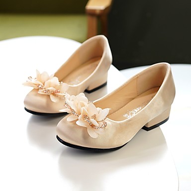 light pink flower girl shoes