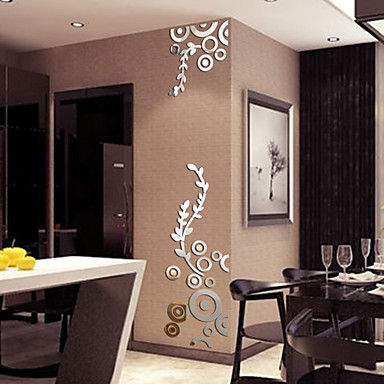 8 39 Decorative Wall Stickers 3d Wall Stickers Mirror Wall Stickers Floral Botanical 3d Bedroom Nursery