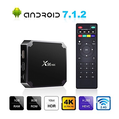 X96 Mini Android Tv Box X96mini Android 7 1 Smart Tv Box 2gb 16gb Amlogic S905w Quad Core 2 4ghz Wifi Android 9 0 1gb8gb 32 68