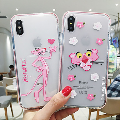 baratos Bolsas &amp; Capinhas Universais-Capinha Para Apple iPhone 11 / iPhone 11 Pro / iPhone 11 Pro Max Estampada Bolsa Animal Macia TPU