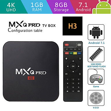 baratos TVs Box-Factory OEM MXQ PRO RK3229 1GB 8GB