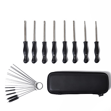 baratos Ferramentas e Equipamentos-15 pçs / set carburador ferramenta de ajuste chave de fenda carburador kit de limpeza estojo para comum 2 ciclo pequeno motor