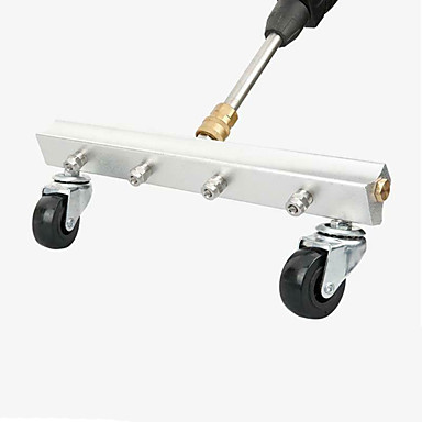 baratos Utensílios de Limpeza-1pç Cobre Escova de lavagem de carro Durável Enxaguar Prata