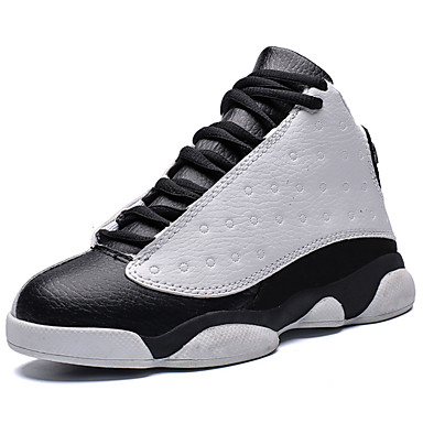 baratos Boy's Shoes-Para Meninos Conforto Sintéticos Tênis Little Kids (4-7 anos) / Big Kids (7 anos +) Basquete Preto / Vinho / Branco Outono / Inverno