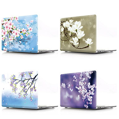 baratos Bolsas, Capas &amp; Cases para MacBook-Capa para MacBook Flor PVC para MacBook Air 13 Polegadas / Para o Novo MackBook Pro 13" / New MacBook Air 13" 2018