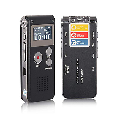 baratos Gravadores de Voz Digitais-N28 tela lcd portátil de 8 gb gravador de voz digital telefone gravador de áudio mp3 player ditafone