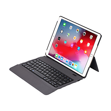 baratos Teclados para iPad-teclado multimídia bluetooth recarregável / foripad fosco 2019 10.2 "ios bluetooth / tipo-c