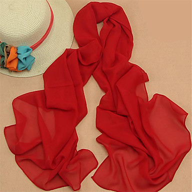 baratos Cachecol Feminino-Mulheres Activo / Básico / Estilo bonito Lenço Retangular Floral