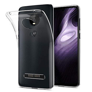 baratos Capinhas para Motorola-Capa naxtop para motorola moto g7 power plus z z2 z3 z4 play one vision zoom p40 x4 à prova de choque / à prova de poeira capa traseira cor sólida tpu