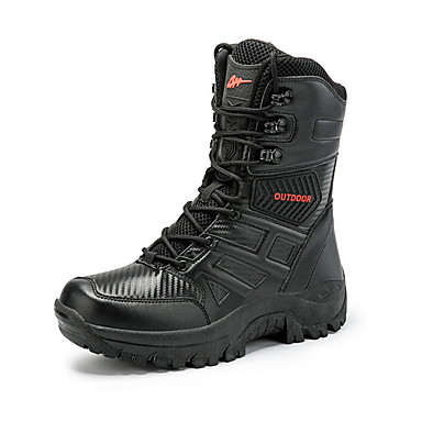 baratos Botas Masculinas-Homens Sapatos Confortáveis Couro Ecológico Outono &amp; inverno Botas Botas Curtas / Ankle Preto / Camel