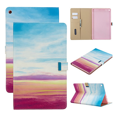 baratos Capas para Kindle-Capinha para amazon wallet / titular do cartão / com suporte capa proteção completa couro pu para kindle 1.2.3.4 kindle fire 7 2015 2017 2019 hd8 2015 2016 2017 hd10 2015 2017