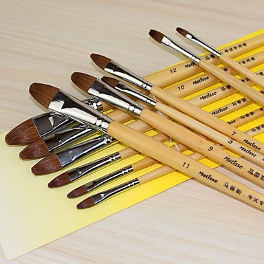 baratos Artigos de Papelaria-Ponta do Pincel Marcador Ponta de Cabelo Sintético Plástico 1 pcs