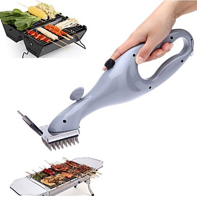 baratos Limpeza de Cozinha-Churrasco de aço inoxidável para churrasco escova de limpeza churrasco limpador de grelha ao ar livre com poder de vapor acessórios para churrasco ferramentas de cozinha