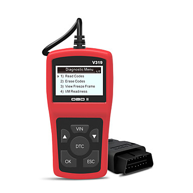 baratos Ferramentas e Equipamentos-dispositivo de diagnóstico obd2 leitor de bug do carro O scanner de diagnóstico obd ii funciona em todos os carros com modos obd2 / eobd / can com interface obdii de 16 pinos para leitura e exclusão