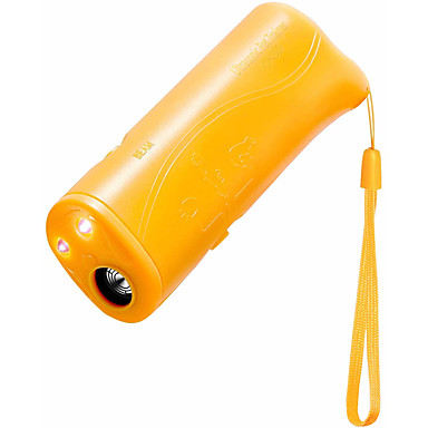baratos Lâmpadas de LED Inovadoras-Led ultrasônico anti ladrido ladrando treinamento para cães dispositivo de inspeção de controle de repelente 3 em 1 anti-ladridos parada