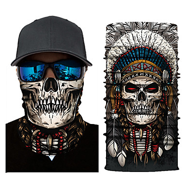 baratos Acessórios de Inverno-Homens Activo / Básico Bandana Estampa Colorida