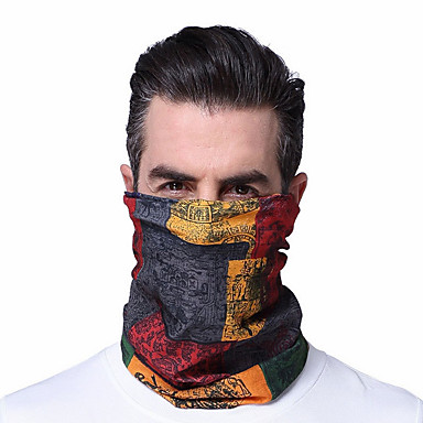 baratos Acessórios de Inverno-Homens Básico Lenço Quadrado Estampado